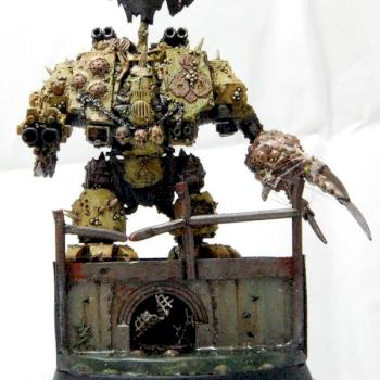 Nurgle Dreadnought (forgeworld) by mabnkat