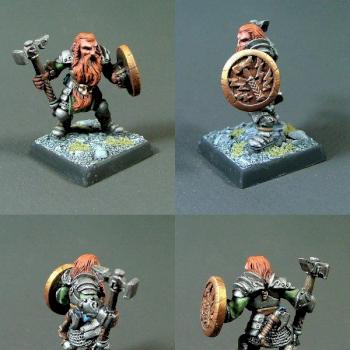 Bjorn Dwarven Warrior, Dwarf by zombie dad