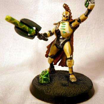 Necron Lord with staff conversion by ironman1972