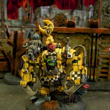 Bad Moons Ork Warboss by Little Lead Men