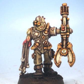 Inquisitorial Close Combat Servitor - Part Finished by Kaine Larson