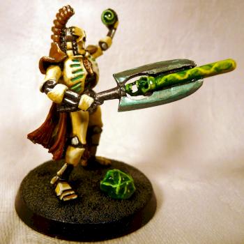 Necron Lord with staff conversion by ironman1972