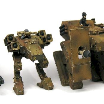 Uller, Loki & Donner  Walkers Gear Krieg 15mm by Heresy