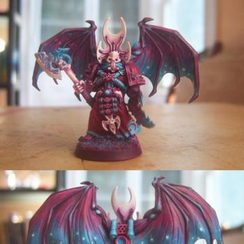 Chaos Space Marines 40k Slaanesh Sorcerer by candypalmer