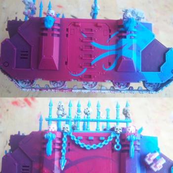 40k Slaanesh Rhinos by candypalmer