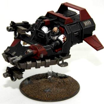 Space Marine Landspeeder by Tokkotai