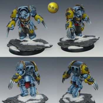 Space Wolf Wolf Guard terminator 4 by nels0nmac