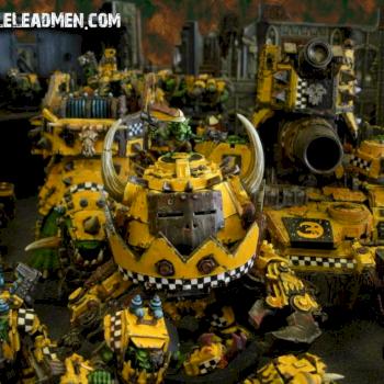 Bad Moons Orks Trouble! by Little Lead Men