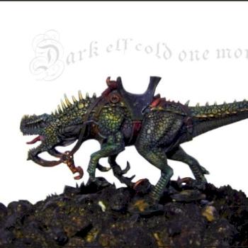 dark elf cold one mount by SulkaUlva