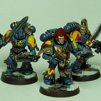 Space Wolves Blood Claws by cyphercodicer1983