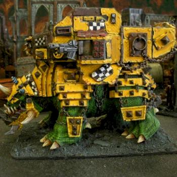 Bad Moons Squiggoth (side view) by Little Lead Men