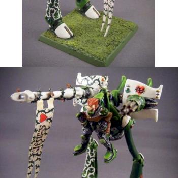 Eldar Biel-tan Oldstyle War Walker by Medit8b1