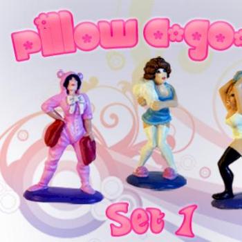 Pillow A-Go-Go Battle Babes by Delerium