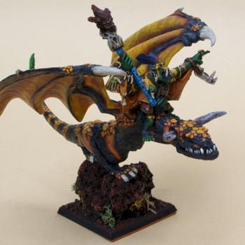 Shaman on Wyvern by muscari