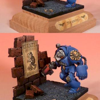 My Enemy... [Ultramarine Terminator] by FiloSganga
