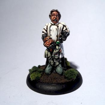 Mad Scientist with zombie by Anatoli