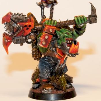 Evil Sun Ork Nob by k0lyan