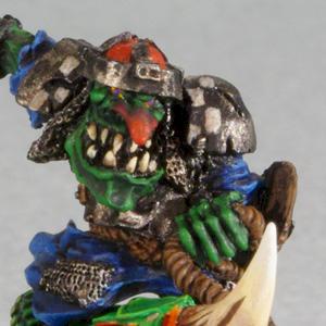 Night Goblin Big Boss on Giant Squig by muscari