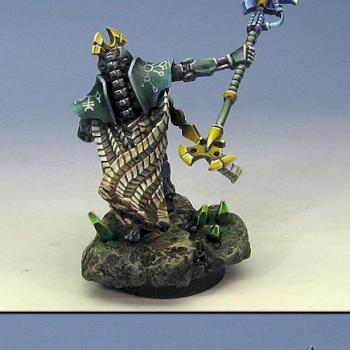Necron Overlord on resin base by Wappellious
