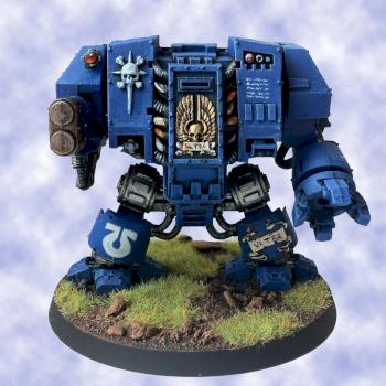 Ultramarines Dreadnaught by PerfectionistArt