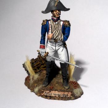 Polish Napoleonic Colonel 54mm by Anatoli
