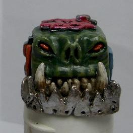 Ork Blood bowl marker by Videador Vid