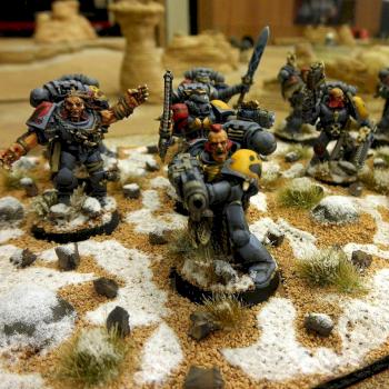 Space Wolves Grey Hunters by evolvingeye