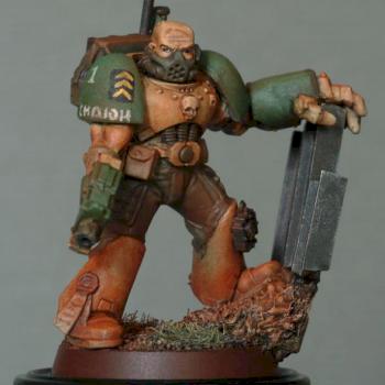 Eochaidh, scout veteran sergeant by the bearded snot