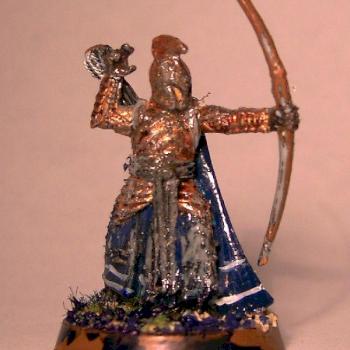 Second painted model, Lotr High Elf (Elve) by Newbie