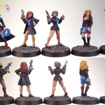 Copplestone Future Wars Corporate Babes with Guns by Jubilee