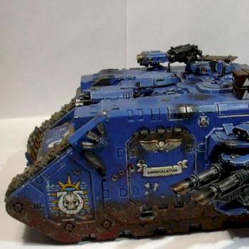 Ultramarine Land raider by Oidhche Shamhna