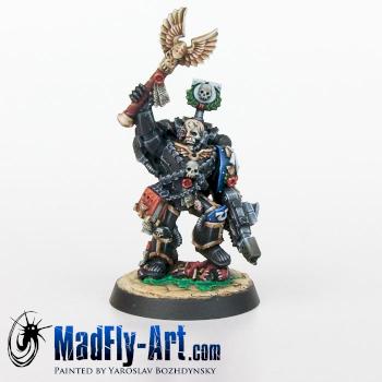 Ultramarines Chaplain Ortan Cassius by MadFlyArtStudio