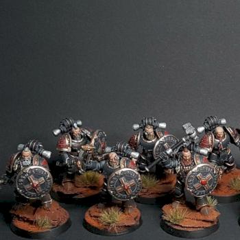 Space Wolves Grey Slayer Unit A by Drömel