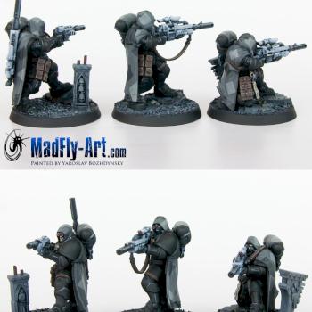 Iron Hands Primaris Eliminators by MadFlyArtStudio