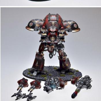 Warhammer 40K Games Workshop Imperial Knights Knight Castelan House Taranis Painted by warhammer.paintbrush