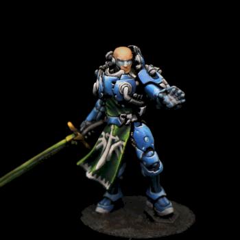 Father-officer, Gabriele de fersen(WH40K dark angel  Librarian ver.) by Guaboa