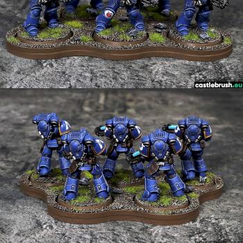 Primaris Space Marine Hellblaster Squad by castlebrush
