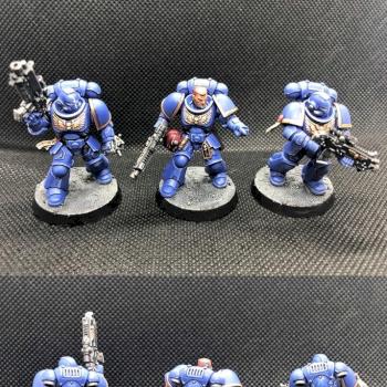 Space marine Warhammer Conquest Table Top by Chris74