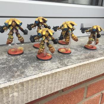 imperial fist inceptors (back) by davve