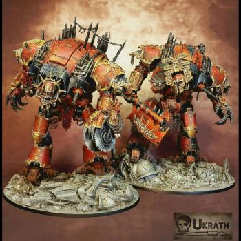 Khorne Chaos Knights by Ukrath