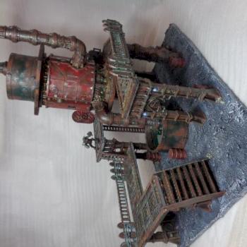 chemical plant industrial necromunda terrain by thecat