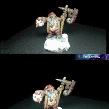 Christmas Snowman Slayer by WaylanderPaint