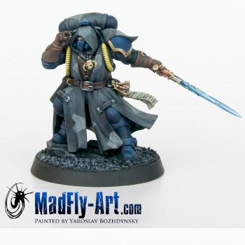Primaris Librarian in Phobos Armour by MadFlyArtStudio