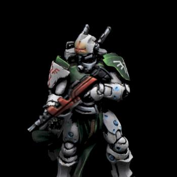 Knight of hospitaller(warhemmer 40k dark angel color ver.) by Guaboa