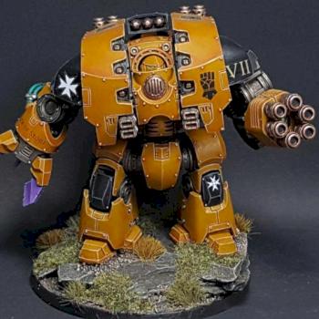Imperial Fist Leviathan Dreadnought by Drömel