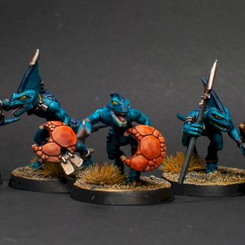 age of sigmar seraphon skinks by FatherDagon