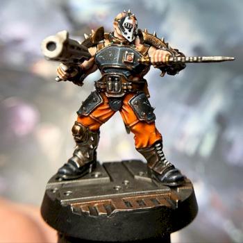 Krotus Hark. Necromunda hired gun by bondth_artwork