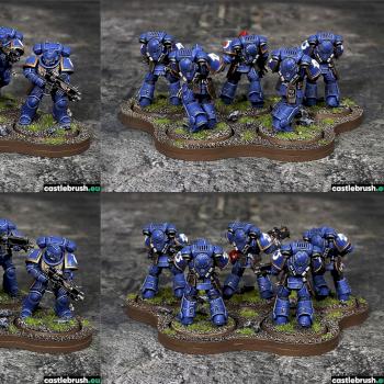 Primaris Space Marine Intercessor Squads by castlebrush