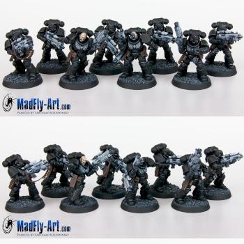 Iron Hands Primaris Intercessors by MadFlyArtStudio