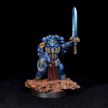 Ultramarine Captain by cyberbum